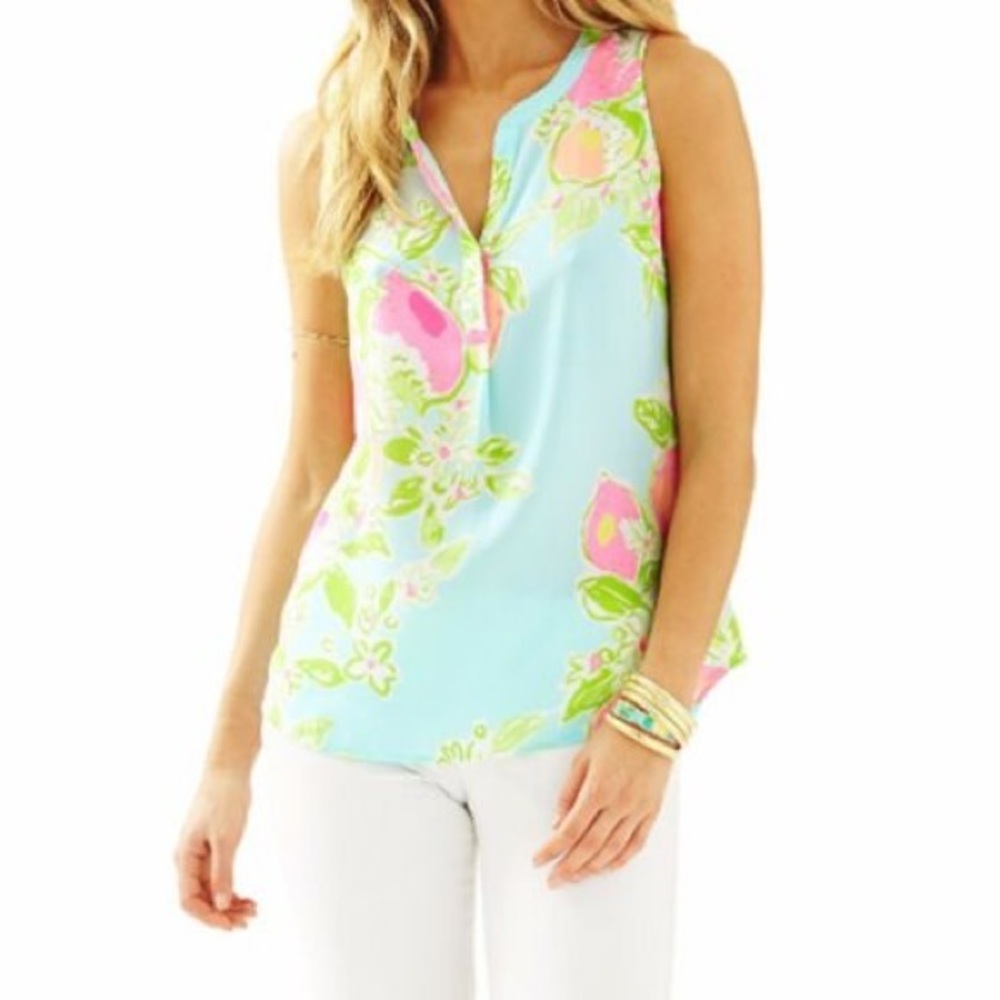Lilly Pulitzer Sleeveless Stacey Top